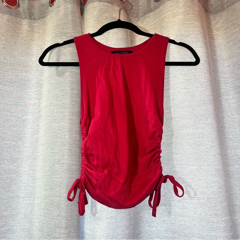 Elegant pink Sleeveless Top